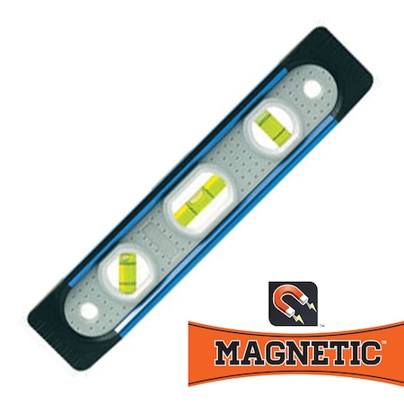 Swanson Tool 9" Magnetic Shock-Resistant Torpedo Level TL009M